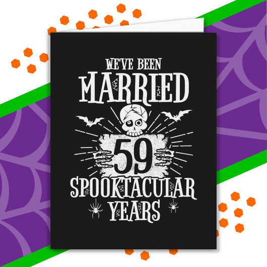 ハロウィーンスプーク結婚タキュラ59周年 カード