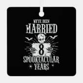 ハロウィーンスプーク結婚タキュラ8周年 メタルオーナメント (正面)