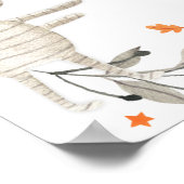 ハロウィーンスプーク誕生日ウェルカムポスター ポスター (角)