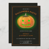 ハロウィーンスポオクタキュラパンプキングランジスマイル 招待状 (正面/裏面)