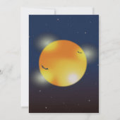 ハロウィーンスポオクタキュラパーティー編集可能招待状 招待状 (裏面)