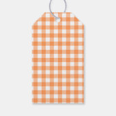 ハロウィーンスポオクタキュラーガール誕生日ピンクパンプキンス ギフトタグ (裏面)