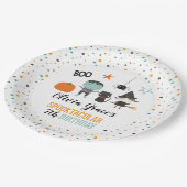 ハロウィーンスポオクタキュラー子供の誕生日紙プレート ペーパープレート (アングル)