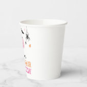 ハロウィーンスポオクタキュラー誕生日ピンクパンプキンス 紙コップ (左)