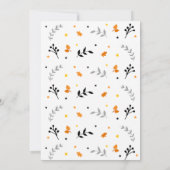 ハロウィーンスポオクタキュラー誕生日 招待状 (裏面)