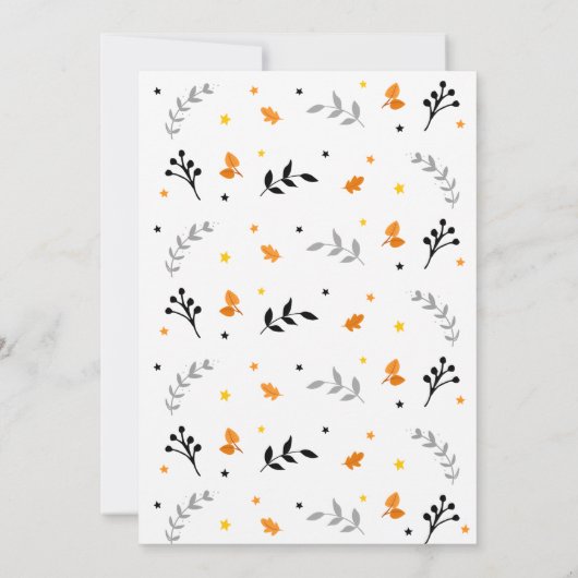 ハロウィーンスポオクタキュラー誕生日 招待状 (裏面)