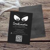 ハロウィーンスポオクタキュラ幽霊QRコードソーシャルメディア 招待状