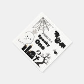 ハロウィーンスポキーワンファースト誕生日パーティー スタンダードカクテルナプキン (角)