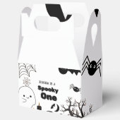 ハロウィーンスポキーワンファースト誕生日パーティー フェイバーボックス (見開き)