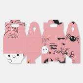 ハロウィーンスポキーワンファースト誕生日パーティー フェイバーボックス (見開き)