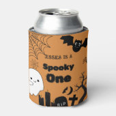 ハロウィーンスポキーワンファースト誕生日パーティー 缶クーラー (缶正面)
