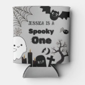 ハロウィーンスポキーワンファースト誕生日パーティー 缶クーラー (正面)