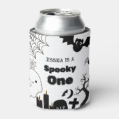 ハロウィーンスポキーワンファースト誕生日パーティー 缶クーラー (缶正面)