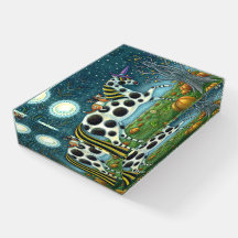 ハロウィーンスポテッドポニー&こうもりキャットお洒落ホース