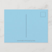 ハロウィーンスポテッドポニー&こうもりキャットお洒落ホース ポストカード (裏面)