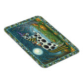 ハロウィーンスポテッドポニー&こうもり猫ファンタジー馬 マグネット (右側)