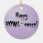 ハロウィーンスムーズコリー セラミックオーナメント (裏面)