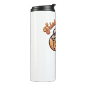 ハロウィーンスロストリックまたはスリープキュートスロスパンプキン タンブラー (回転左)