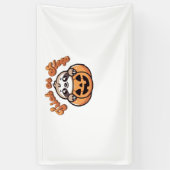 ハロウィーンスロストリックまたはスリープキュートスロスパンプキン 横断幕 (縦)