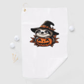 ハロウィーンスロスパンプキンフェスティバルクラシックスTシャツ ゴルフタオル (インサイチュ)