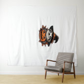 ハロウィーンスロスパンプキンフェスティバルクラシックスTシャツ タペストリー (インサイチュ(横))