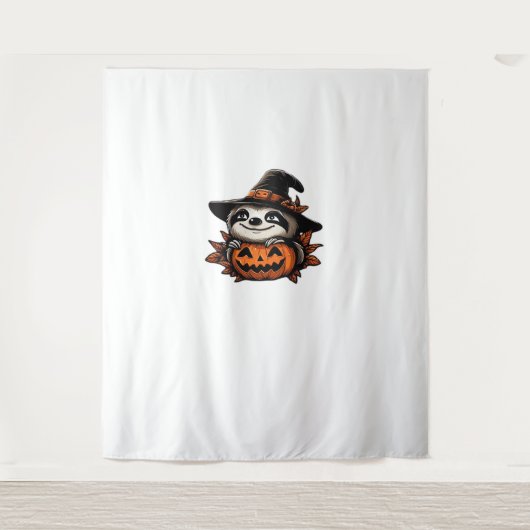 ハロウィーンスロスパンプキンフェスティバルクラシックスTシャツ タペストリー (正面)