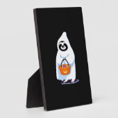 ハロウィーンスロワートデザイン、これは私の人間の衣装 フォトプラーク (側面)