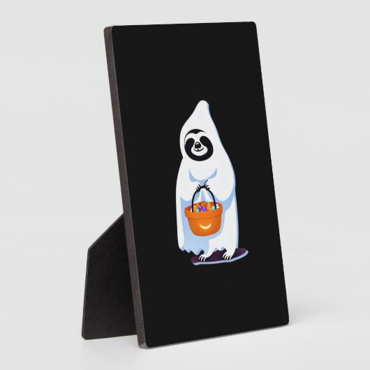 ハロウィーンスロワートデザイン、これは私の人間の衣装 フォトプラーク (側面)