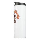 ハロウィーンスロースゆっくり不気味かわいいスロスパンプキン タンブラー (回転右)