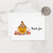 ハロウィーンスロースサンキューカード ノートカード (正面/裏面インサイチュ)