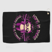 ハロウィーンスロース(ver.1)クラシックTシャツ ゴルフタオル (横)