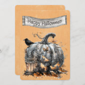 ハロウィーンス華美テームパンクグレーパンプキン (正面/裏面)