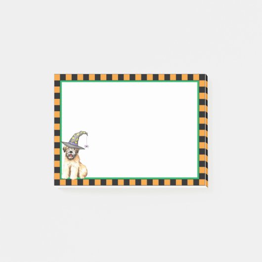 ハロウィーンソフトコートウィートテリア ポストイット (正面)