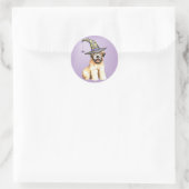 ハロウィーンソフトコートウィートテリア ラウンドシール (バッグ)