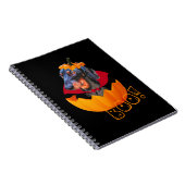 ハロウィーンソーセージ犬カボチャ ノートブック (右側)