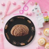 ハロウィーンゾンビの脳をディナーに ペーパープレート (パーティー)