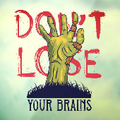 ハロウィーンゾンビは脳を失わない ウィンドウサイン (シート3)