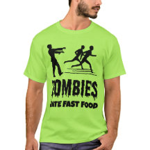 ハロウィーンゾンビは高速ジョギング嫌い おもしろTシャツ