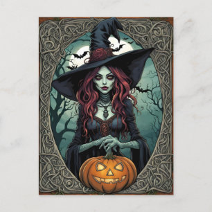 ハロウィーンゾンビウィッチ ポストカード