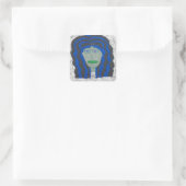 ハロウィーンゾンビウーマン スクエアシール (バッグ)