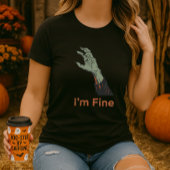 ハロウィーンゾンビハンドホラー素晴らし Tシャツ