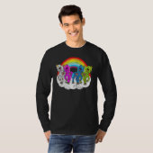 ハロウィーンゾンビユニコーンの大災害クリーチャー Tシャツ (正面フル)