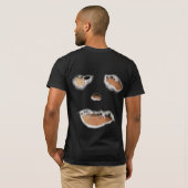 ハロウィーンゾンビ破れた服 Tシャツ (裏面フル)