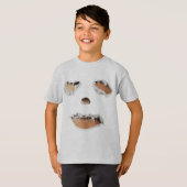 ハロウィーンゾンビ破れた服 Tシャツ (正面フル)