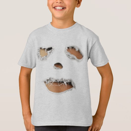 ハロウィーンゾンビ破れた服 Tシャツ (正面)