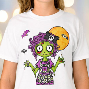 ハロウィーンゾンビ調理師 Tシャツ