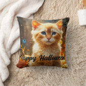 ハロウィーンタイガーキャットマジック クッション (ブランケット)