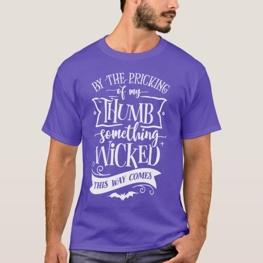 ハロウィーンタイポグラフィの友達 Tシャツ (正面)