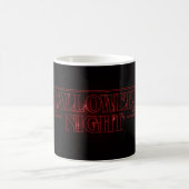 ハロウィーンタイポグラフィマグ コーヒーマグカップ (中央)