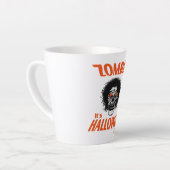 ハロウィーンタイムゾンビ顔 カフェラテマグ (左アングル)